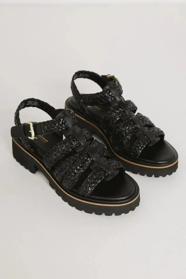 Bohme Shoes Seychelles Chickadee Sandals In Black Black 8211 Women