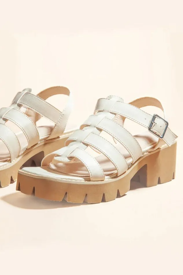 Bohme Shoes Summer Platform Sandals In Beige Beige 8211 Women