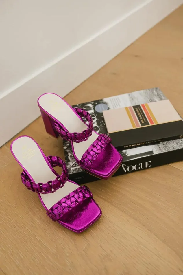 Bohme Shoes Zenda Metallic Platform Heels 8211 FINAL SALE Pink 8211 Women