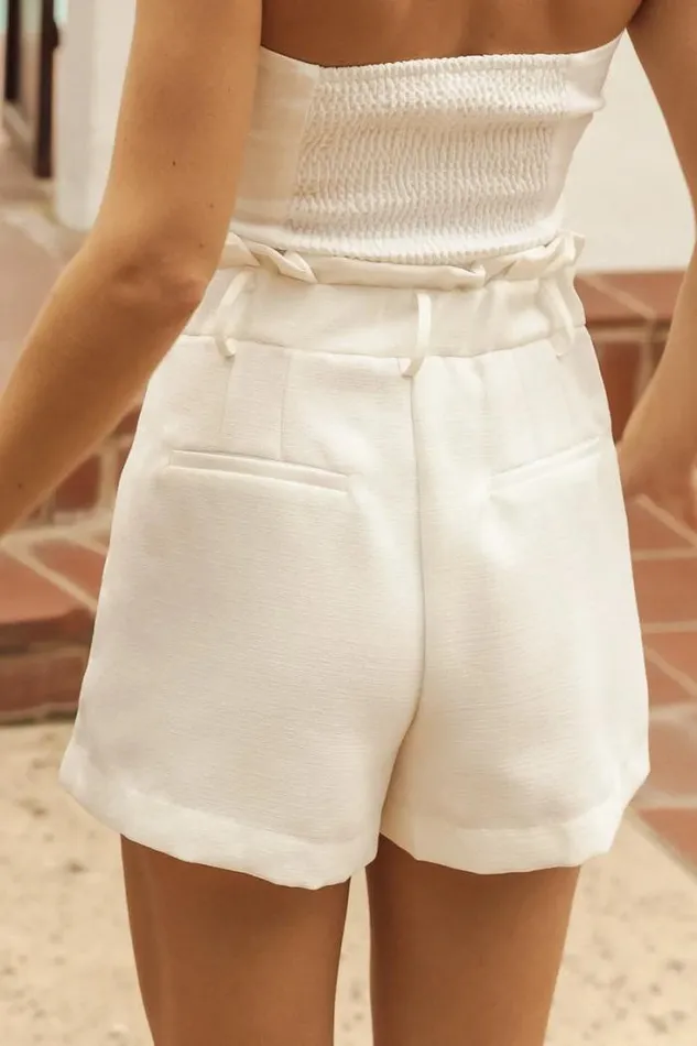 Bohme Shorts Celestine Shorts In White White 8211 Women
