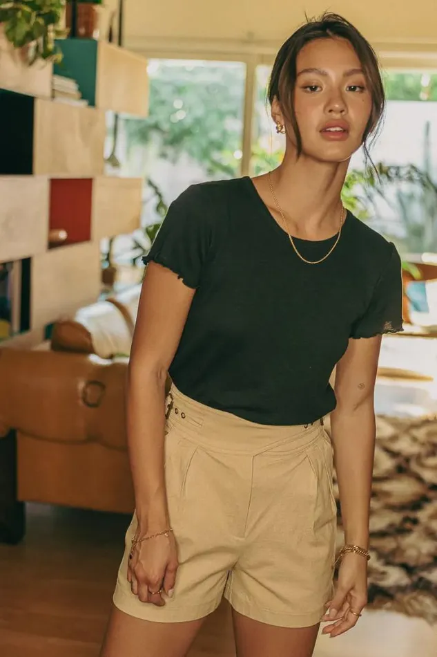 Bohme Shorts Remington Shorts In Tan Tan 8211 Women