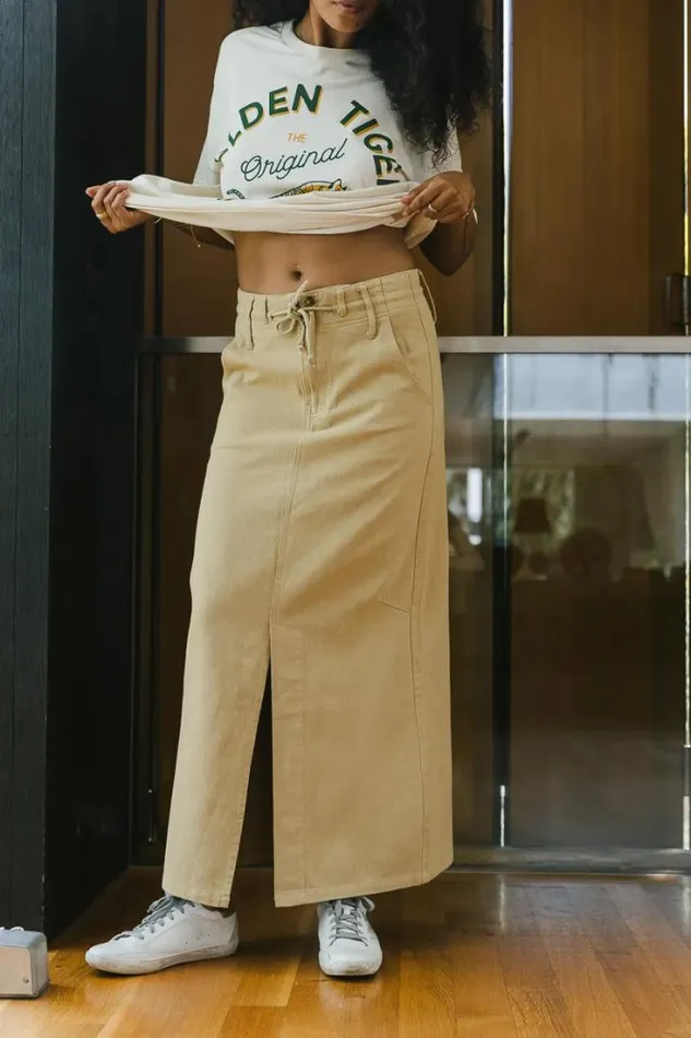 Bohme Skirts Blake Skirt In Khaki Khaki 8211 Women Bohme Skirts Blake Skirt In Khaki Khaki 8211 Women