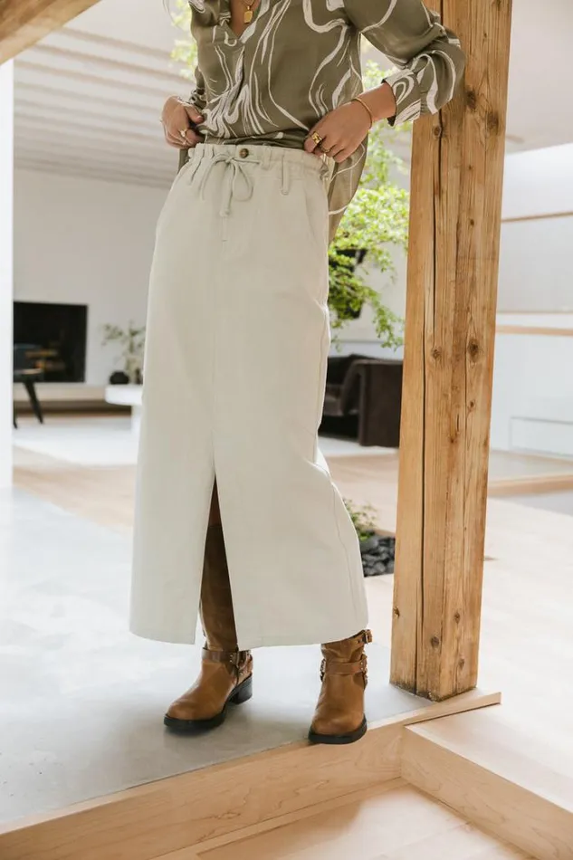 Bohme Skirts Blake Skirt In Taupe Taupe 8211 Women