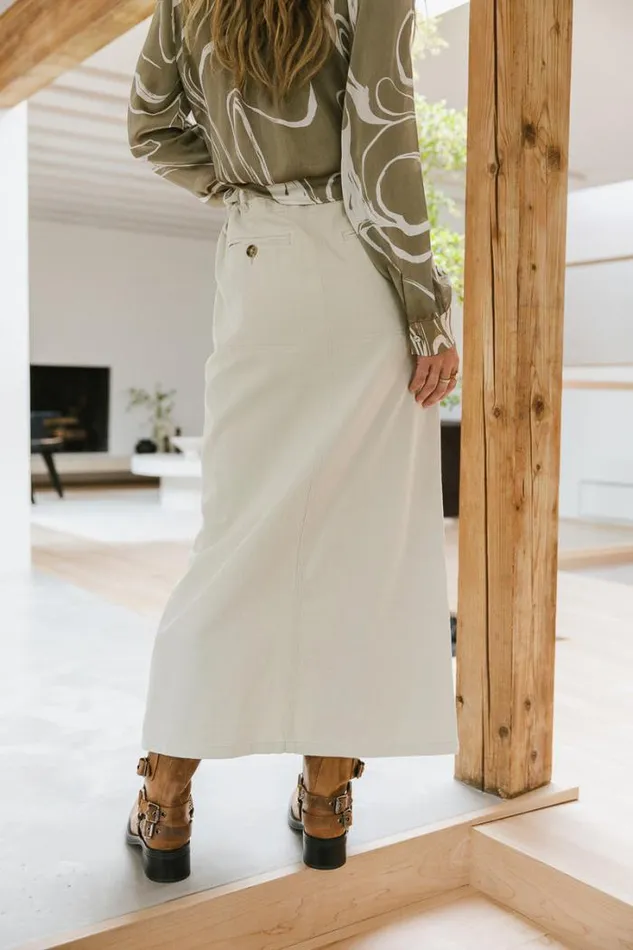 Bohme Skirts Blake Skirt In Taupe Taupe 8211 Women Bohme Skirts Blake Skirt In Taupe Taupe 8211 Women