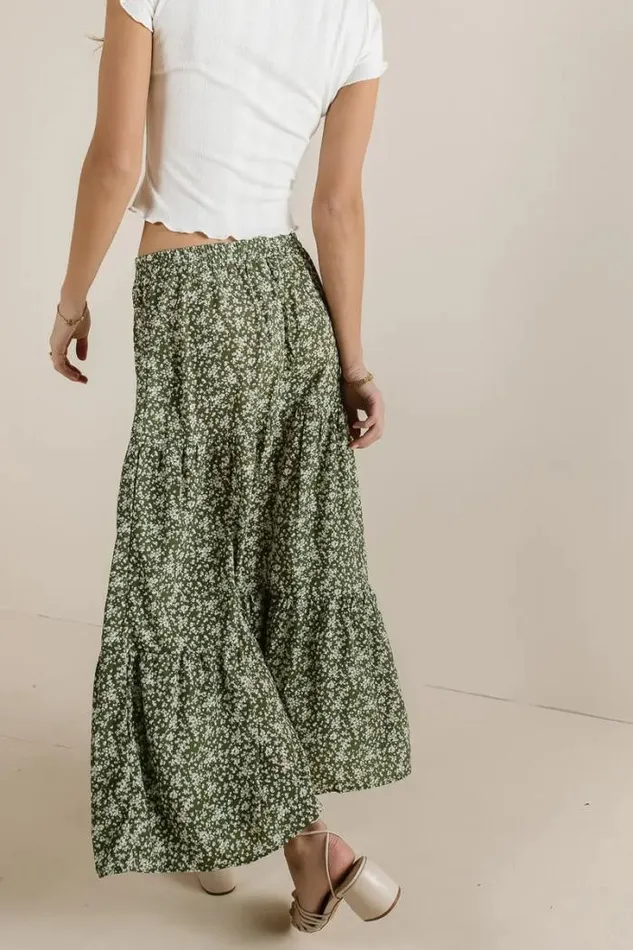 Bohme Skirts Krystal Ditsy Floral Skirt Olive 8211 Women Bohme Skirts Krystal Ditsy Floral Skirt Olive 8211 Women