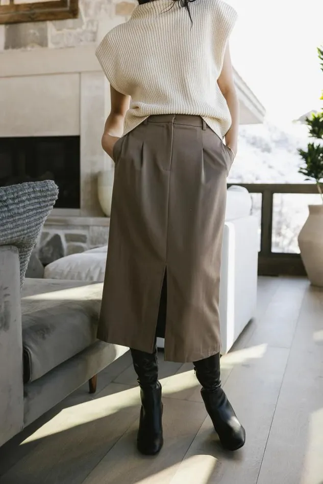 Bohme Skirts Selena Skirt Mocha 8211 Women