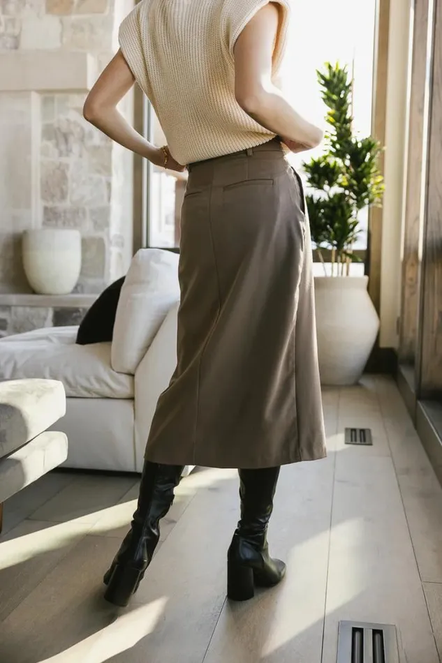 Bohme Skirts Selena Skirt Mocha 8211 Women Bohme Skirts Selena Skirt Mocha 8211 Women