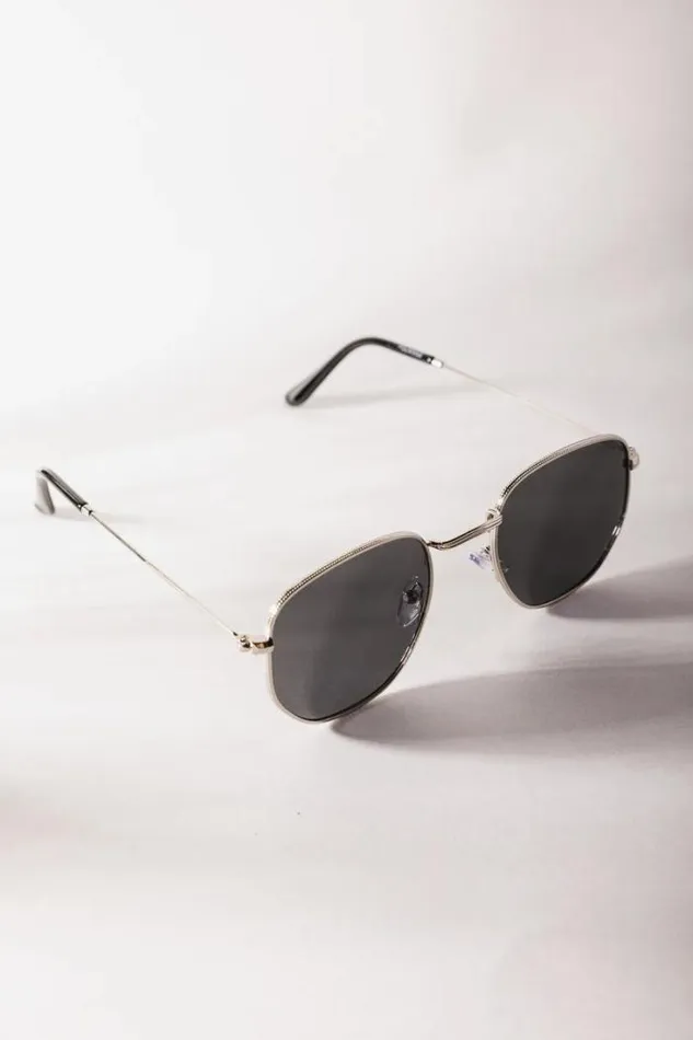 Bohme Sunglasses Kasey Sunglasses In SilverBlack Silver 8211 Women