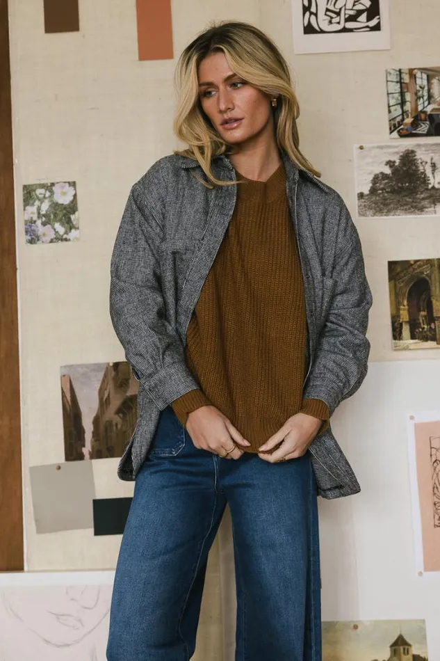Bohme Sweaters Eden Knit Sweater In Brown 8211 FINAL SALE Brown 8211 Women