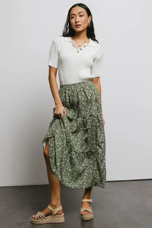 Bohme Sweaters Millie Knit Sweater Top In Off White Off White 8211 Women