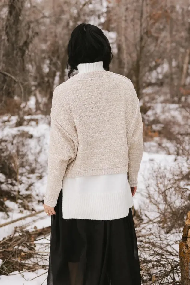 Bohme Sweaters Nicole Knit Sweater In Khaki Khaki 8211 Women