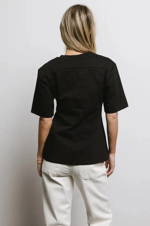 Bohme Tees and Tanks Kyleigh TShirt In Black Black 8211 Women Bohme Tees and Tanks Kyleigh TShirt In Black Black 8211 Women