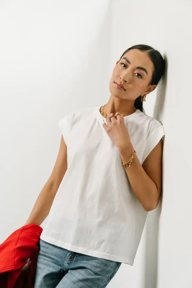 Bohme Tops Arlo Top In White White 8211 Women