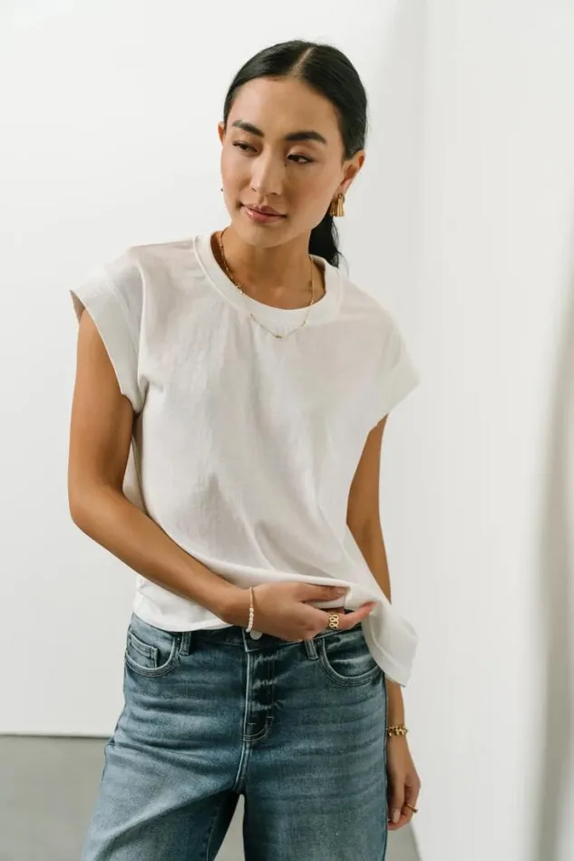 Bohme Tops Arlo Top In White White 8211 Women
