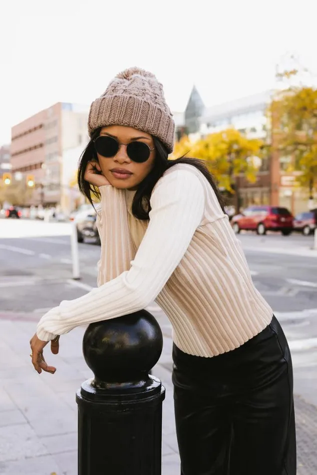 Bohme Tops Bailey Ribbed Colorblock Sweater In Cream 8211 FINAL SALE Cream 8211 Women Bohme Tops Bailey Ribbed Colorblock Sweater In Cream 8211 FINAL SALE Cream 8211 Women