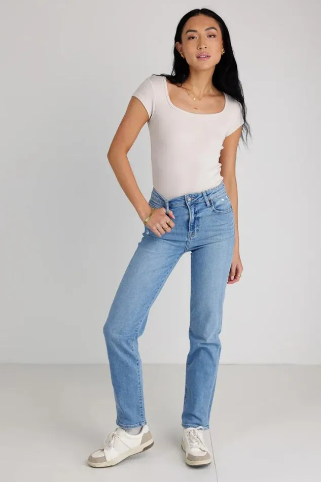 Bohme Tops Clara Square Neck Bodysuit In Bone Bone 8211 Women Bohme Tops Clara Square Neck Bodysuit In Bone Bone 8211 Women