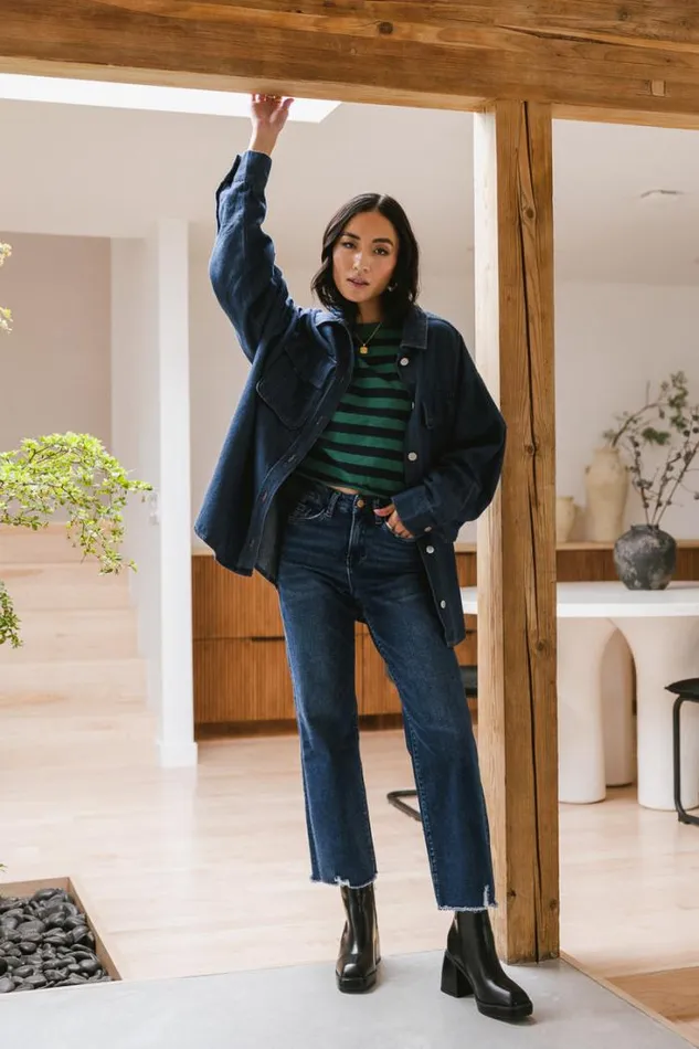 Bohme Tops Felix Striped Top In Green Green 8211 Women Bohme Tops Felix Striped Top In Green Green 8211 Women