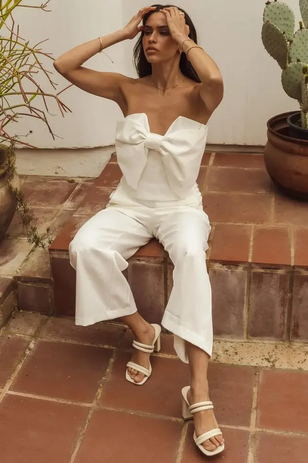 Bohme Tops Heidi Crop Top In White 8211 FINAL SALE White 8211 Women Bohme Tops Heidi Crop Top In White 8211 FINAL SALE White 8211 Women