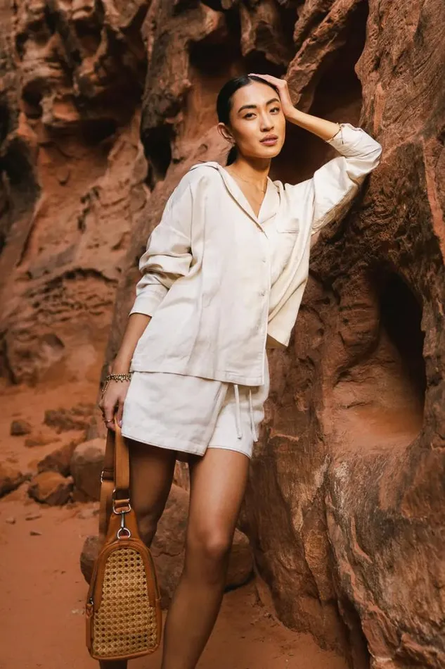 Bohme Tops Jasmine Button Up In Cream Cream 8211 Women