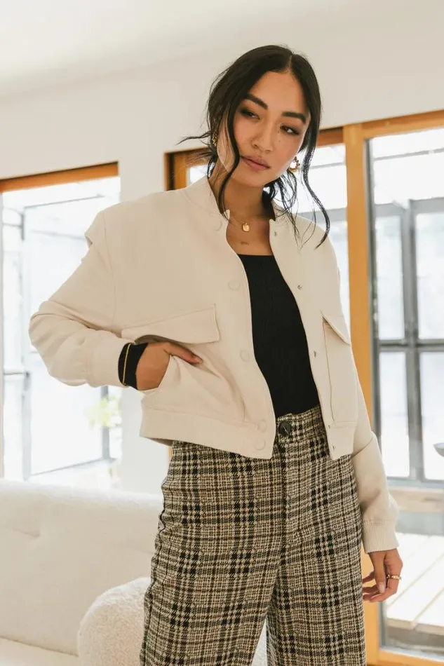 Bohme Tops Jocelyn Jacket In Cream Cream 8211 Women Bohme Tops Jocelyn Jacket In Cream Cream 8211 Women