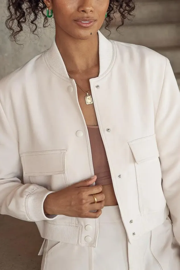 Bohme Tops Jocelyn Jacket In Cream Cream 8211 Women Bohme Tops Jocelyn Jacket In Cream Cream 8211 Women