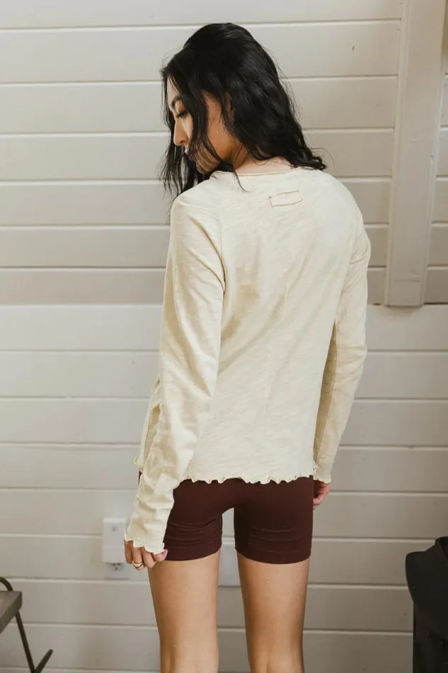 Bohme Tops Kaylani Knit Top In Oatmeal Oatmeal 8211 Women