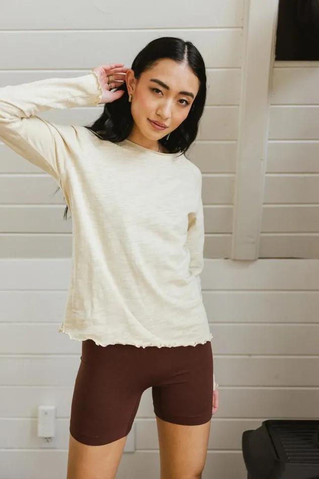 Bohme Tops Kaylani Knit Top In Oatmeal Oatmeal 8211 Women