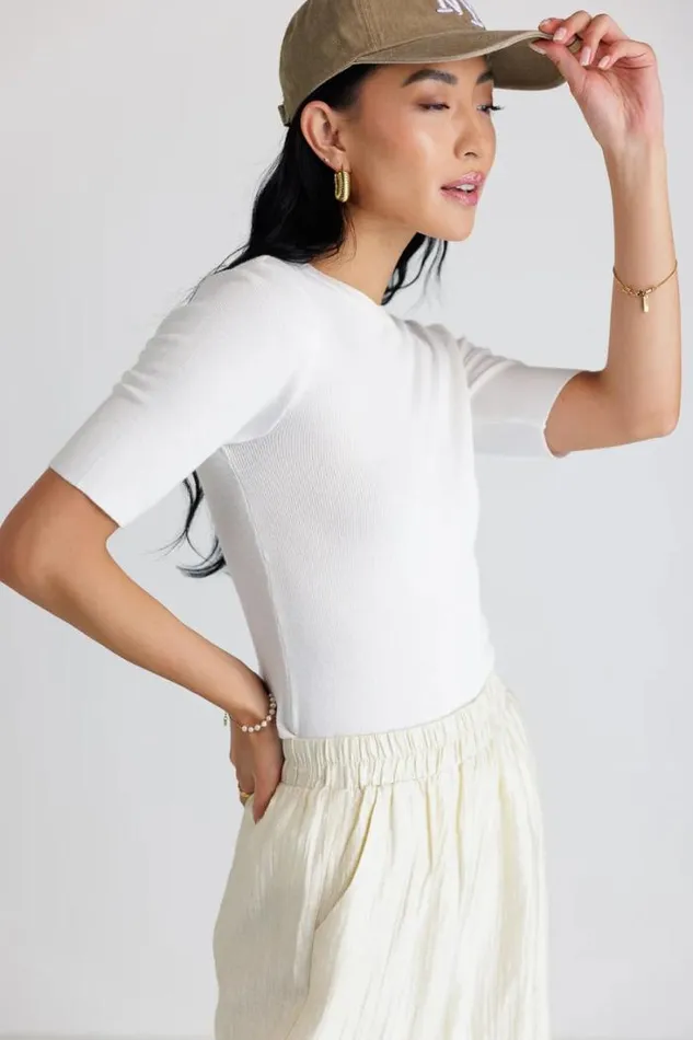 Bohme Tops Lorie Sweater Top In Off White Off White 8211 Women Bohme Tops Lorie Sweater Top In Off White Off White 8211 Women