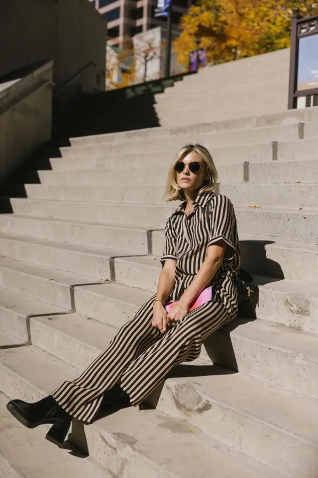 Bohme Tops Max Striped Button Up Black 8211 Women Bohme Tops Max Striped Button Up Black 8211 Women