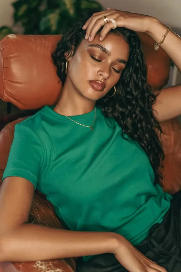 Bohme Tops Mckenna TShirt In Green Green 8211 Women