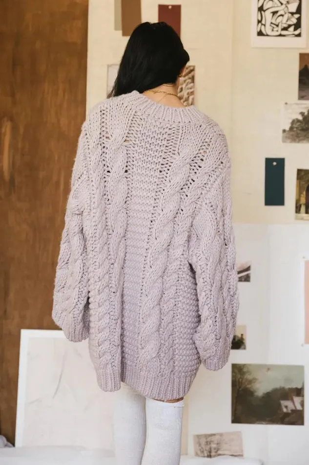 Bohme Tops Melanie Oversized Sweater Mauve 8211 Women Bohme Tops Melanie Oversized Sweater Mauve 8211 Women