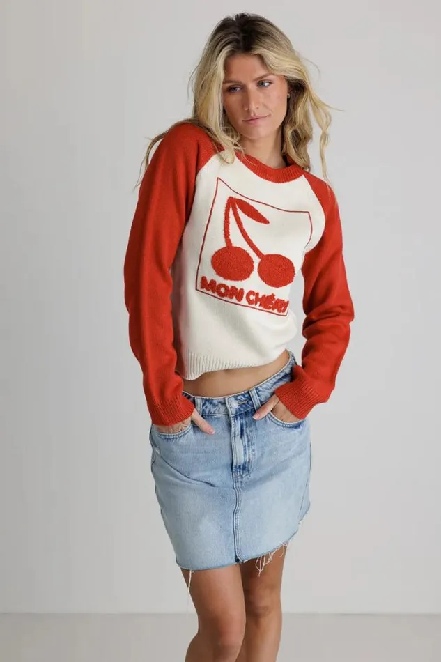 Bohme Tops Mon Cheri Sweater Cream 8211 Women