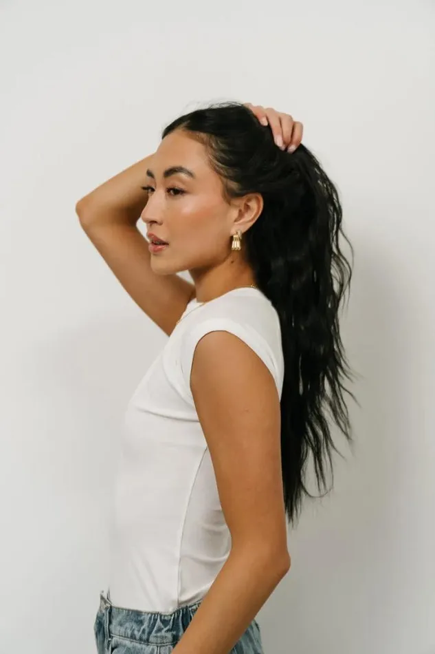 Bohme Tops Sadie TShirt In White White 8211 Women