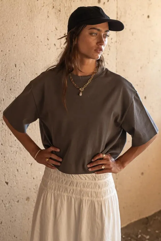 Bohme Tops Talia Top In Charcoal Charcoal 8211 Women