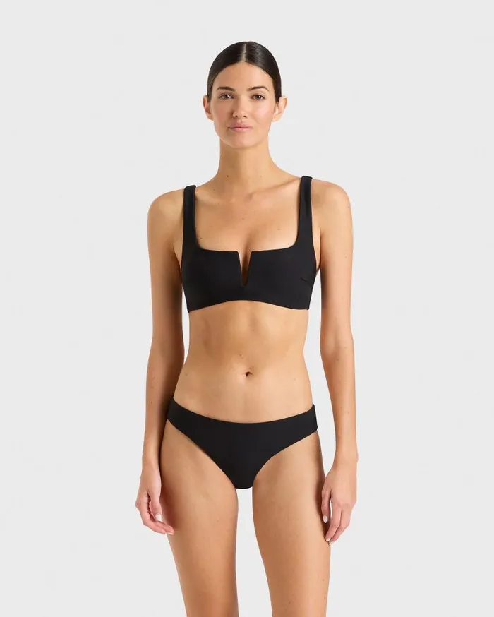 BONDI BORN Bikini Tops Clio Bikini Top 8211 Black 8211 Women