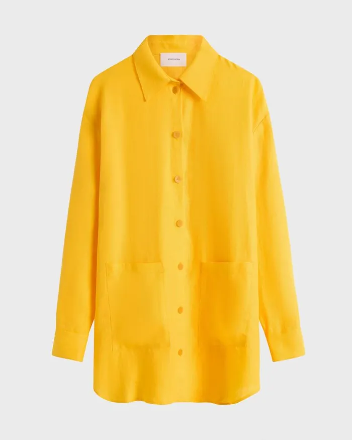 BONDI BORN Matching Separates Delphi Oversize Shirt Dress 8211 Daffodil 8211 Women BONDI BORN Matching Separates Delphi Oversize Shirt Dress 8211 Daffodil 8211 Women