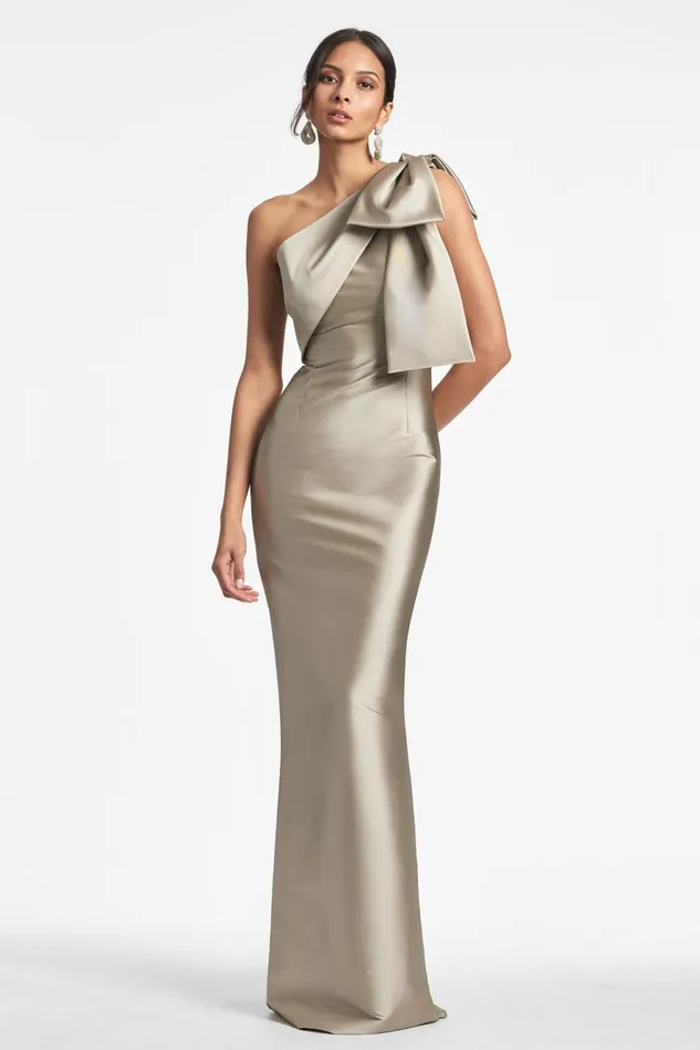 Bonnie Gown 8211 Pewter Women Sachin and Babi Evening