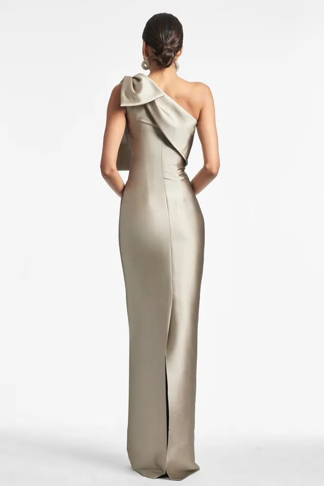 Bonnie Gown 8211 Pewter Women Sachin and Babi Evening
