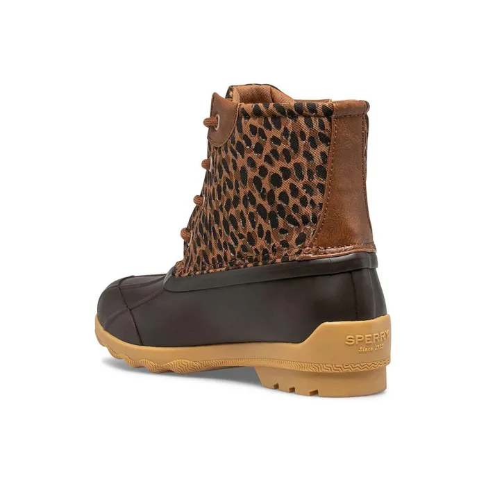 Boots Kids Sperry Big Kid039s Port Boot Tan Leopard Boots Kids Sperry Big Kid039s Port Boot Tan Leopard
