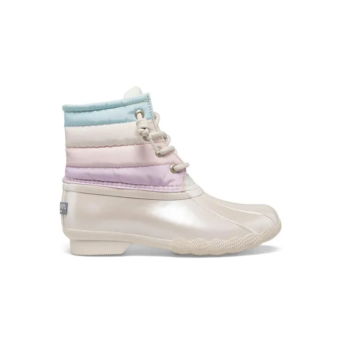 Boots Kids Sperry Big Kid039s Saltwater Duck Boot Pastel Multi