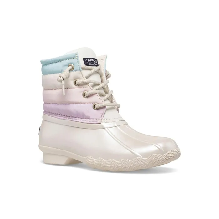 Boots Kids Sperry Big Kid039s Saltwater Duck Boot Pastel Multi Boots Kids Sperry Big Kid039s Saltwater Duck Boot Pastel Multi