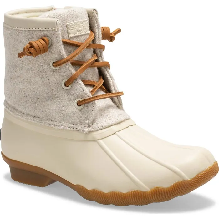 Boots Kids Sperry Big Kid039s Saltwater Wool Duck Boot Oat Boots Kids Sperry Big Kid039s Saltwater Wool Duck Boot Oat