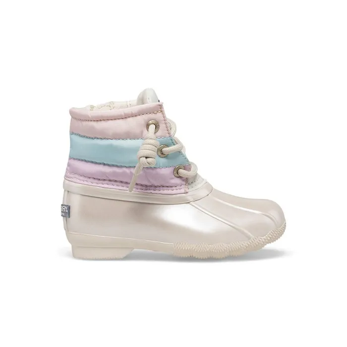 Boots Kids Sperry Little Kid039s Saltwater Junior Duck Boot Pastel Multi