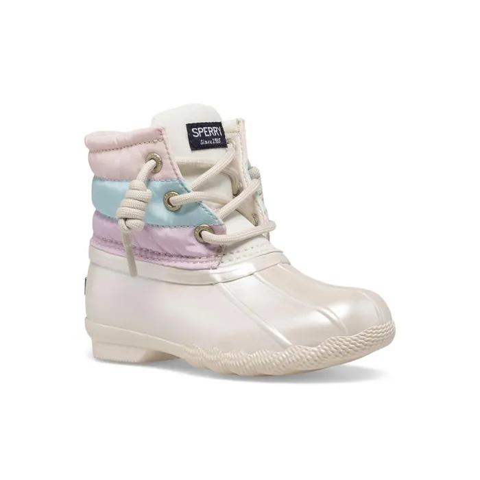 Boots Kids Sperry Little Kid039s Saltwater Junior Duck Boot Pastel Multi Boots Kids Sperry Little Kid039s Saltwater Junior Duck Boot Pastel Multi