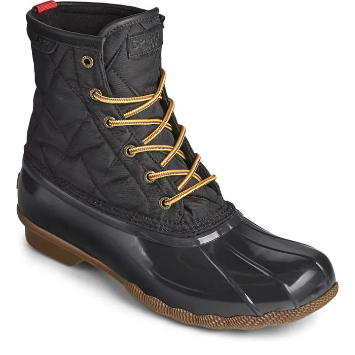 Boots Men Sperry Saltwater Nylon Duck Boot Black Boots Men Sperry Saltwater Nylon Duck Boot Black