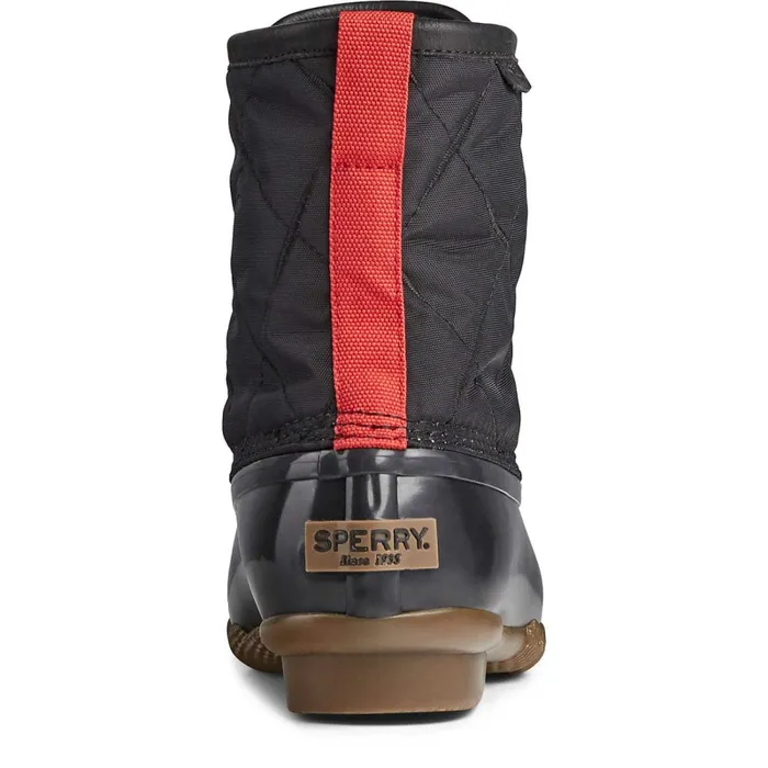 Boots Men Sperry Saltwater Nylon Duck Boot Black Boots Men Sperry Saltwater Nylon Duck Boot Black