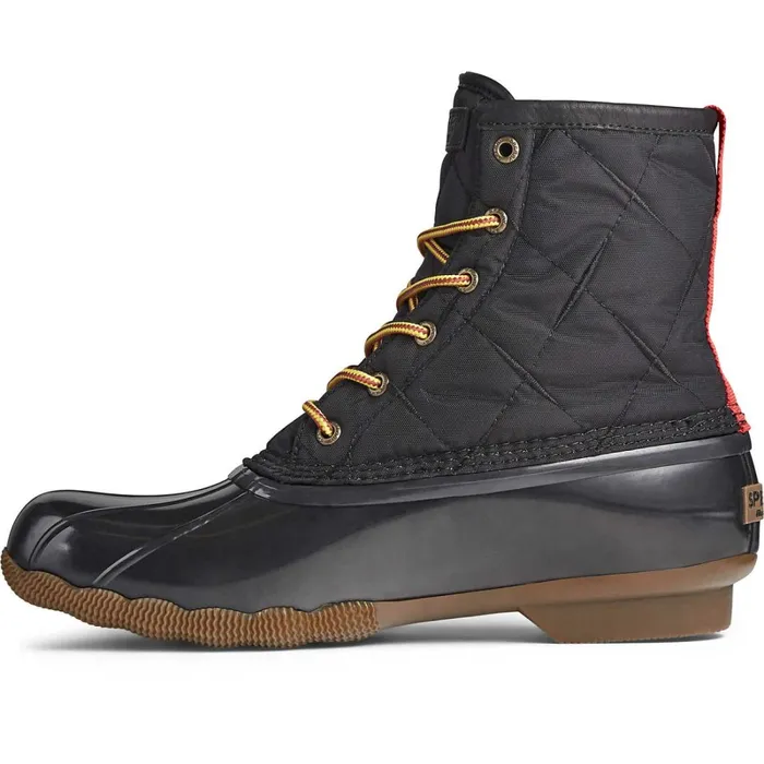Boots Men Sperry Saltwater Nylon Duck Boot Black Boots Men Sperry Saltwater Nylon Duck Boot Black