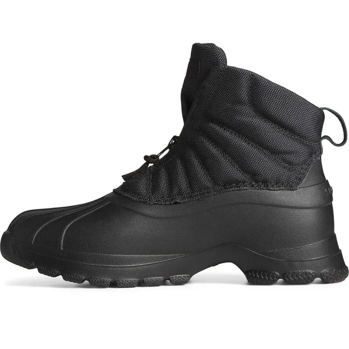 Boots Women Sperry SeaCycled Duck Float Zip Up Boot Black