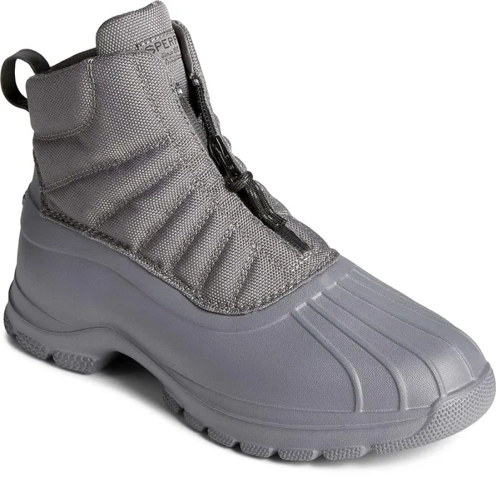 Boots Women Sperry SeaCycled Duck Float Zip Up Boot Grey