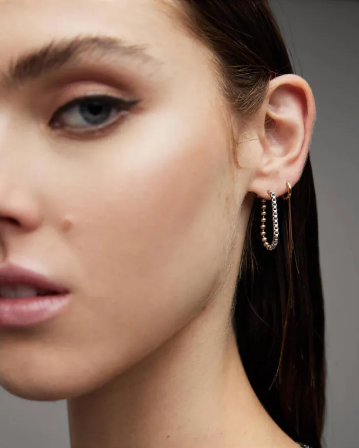 Box Ball Earrings Warm Brasssilver Women AllSaints Jewelry